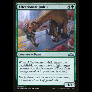 MTG Indrik cariñoso (Affectionate Indrik) Guilds of Ravnica grn#121