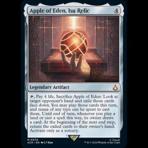 MTG Apple of Eden, Isu Relic Assassin's Creed acr#70