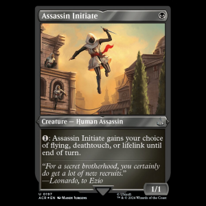 MTG Assassin Initiate Assassin's Creed - FOIL acr#197