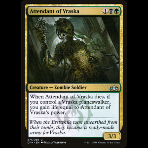 MTG Attendant of Vraska Guilds of Ravnica grn#271