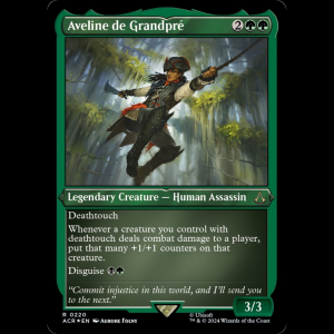 MTG Aveline de Grandpré Assassin's Creed  acr#220