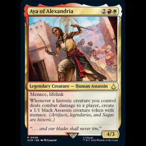 MTG Aya of Alexandria Assassin's Creed - FOIL acr#48