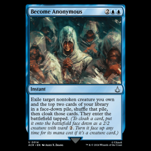 MTG Become Anonymous Assassin's Creed - FOIL acr#14