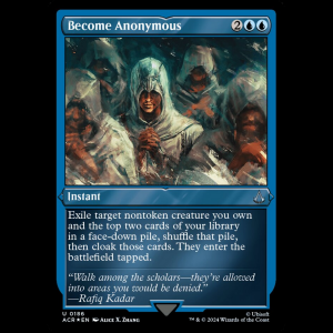 MTG Become Anonymous Assassin's Creed - FOIL acr#186