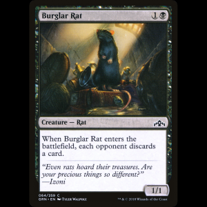 MTG Rata ladrona (Burglar Rat) Guilds of Ravnica grn#64