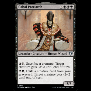 MTG Cabal Patriarch Commander Masters cmm#140