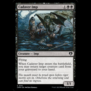 MTG Cadaver Imp Commander Masters cmm#141