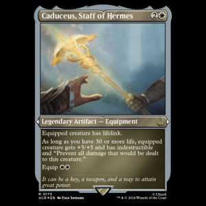 MTG Caduceus, Staff of Hermes Assassin's Creed - FOIL acr#173