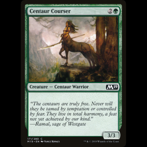 MTG Centaur Courser Core Set 2019 m19#171