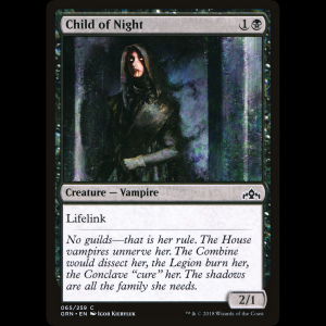 MTG Hijo de la noche (Child of Night) Guilds of Ravnica grn#65