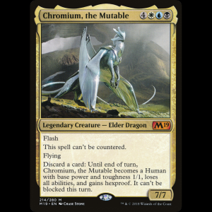 MTG Chromium, the Mutable Core Set 2019 m19#214