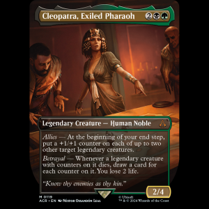 MTG Cleopatra, Exiled Pharaoh Assassin's Creed - FOIL acr#119