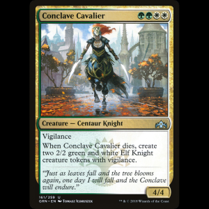 MTG Conclave Cavalier Guilds of Ravnica grn#161