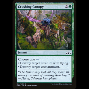 MTG Vegetación aniquiladora (Crushing Canopy) Guilds of Ravnica grn#126