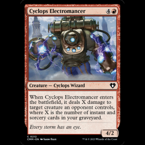 MTG Cyclops Electromancer Commander Masters cmm#212