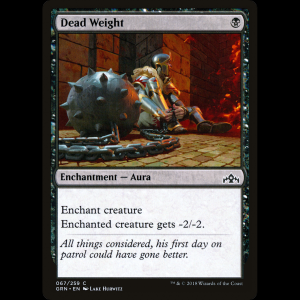 MTG Peso muerto (Dead Weight) Guilds of Ravnica grn#67