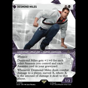 MTG Desmond Miles Assassin's Creed acr#130