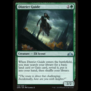 MTG Guia do Distrito (District Guide) Guilds of Ravnica grn#128