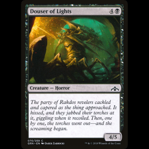 MTG Ahogador de luces (Douser of Lights) Guilds of Ravnica grn#70