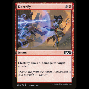 MTG Electrificar (Electrify) Core Set 2019 m19#139