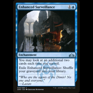 MTG Enhanced Surveillance Guilds of Ravnica grn#40