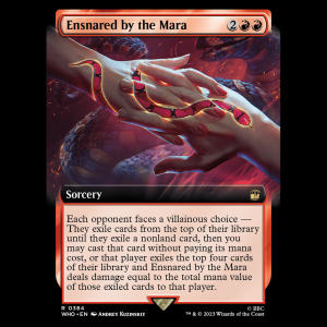 MTG Ensnared by the Mara Doctor Who who#384