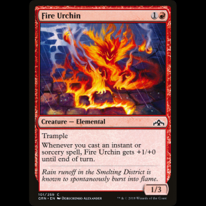 MTG Criaturilla de fuego (Fire Urchin) Guilds of Ravnica grn#101