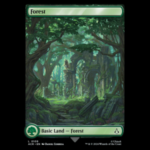 MTG Forest Assassin's Creed - FOIL acr#109