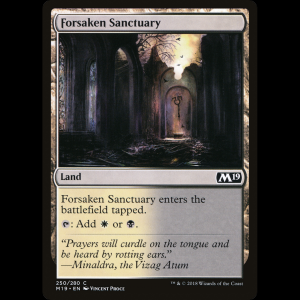 MTG Santuario abandonado (Forsaken Sanctuary) Core Set 2019 m19#250