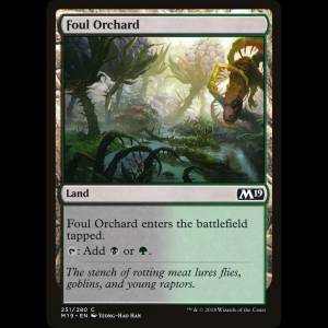 MTG Huerto repugnante (Foul Orchard) Core Set 2019 m19#251