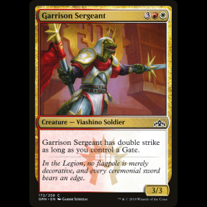 MTG Garrison Sergeant Guilds of Ravnica grn#172