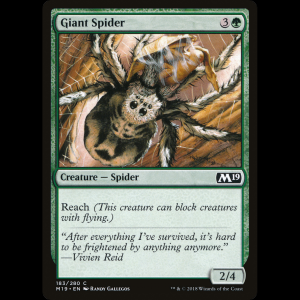 MTG Giant Spider Core Set 2019 m19#183