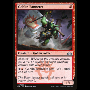 MTG Goblin Banneret Guilds of Ravnica grn#102