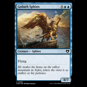 MTG Goliath Sphinx Commander Masters cmm#99