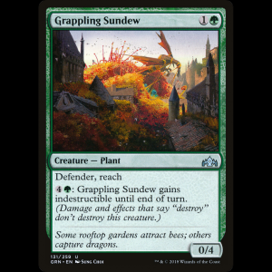 MTG Drosera atrapadora (Grappling Sundew) Guilds of Ravnica grn#131