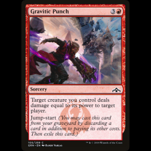 MTG Puñetazo gravitatorio (Gravitic Punch) Guilds of Ravnica grn#105