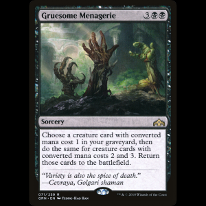 MTG Gruesome Menagerie Guilds of Ravnica grn#71