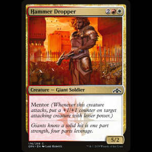 MTG Manejamartillo (Hammer Dropper) Guilds of Ravnica grn#176