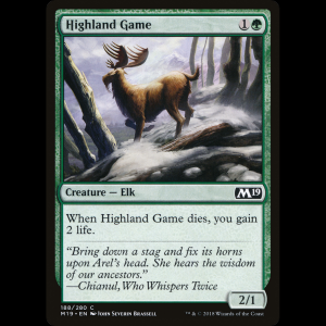 MTG Highland Game Core Set 2019 m19#188