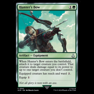 MTG Hunter's Bow Assassin's Creed - FOIL acr#41