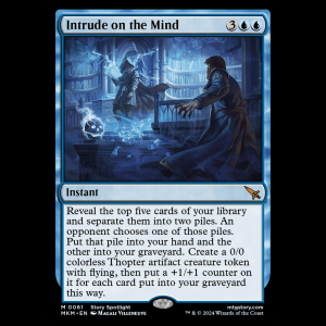 MTG Intrude on the Mind Murders at Karlov Manor  mkm#61