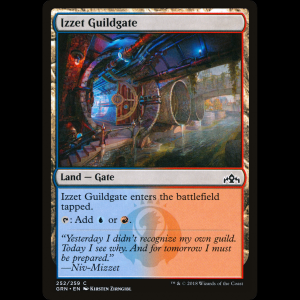 MTG Izzet Guildgate Guilds of Ravnica grn#252