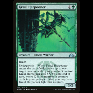 MTG Arponeador kraul (Kraul Harpooner) Guilds of Ravnica grn#136