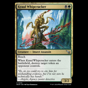 MTG Kraul Whipcracker Murders at Karlov Manor - FOIL mkm#213