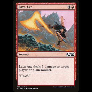 MTG Lava Axe Core Set 2019 m19#150