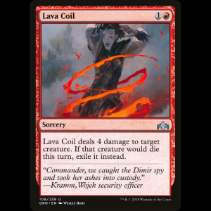 MTG Lava Coil Guilds of Ravnica grn#108