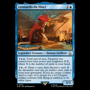 MTG Leonardo da Vinci Assassin's Creed - FOIL ac