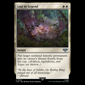 MTG Lost to Legend The Lord of the Rings: Tales of Middle-earth ltr#22