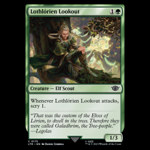 MTG Lothlórien Lookout The Lord of the Rings: Tales of Middle-earth ltr#175