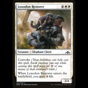 MTG Restaurador loxodón (Loxodon Restorer) Guilds of Ravnica grn#20